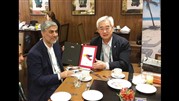 دیدار هاشمی با رئیس فدراسیون جهانی تکواندو
