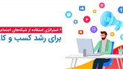 ۶ استراتژی استفاده از شبکه‌های اجتماعی برای رشد کسب و کار