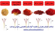 تفاوت زعفران سرگل و نگین و شناخت انواع زعفران 
