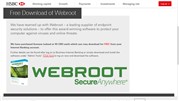 غول بانکی HSBC هم آنتی ویروس‌های Webroot را به مشتریان پیشنهاد می‌دهد