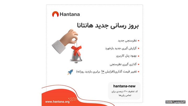 بروز رسانی جدید هانتانا منتشر شد. بروز رسانی جدید هانتانا منتشر شد.