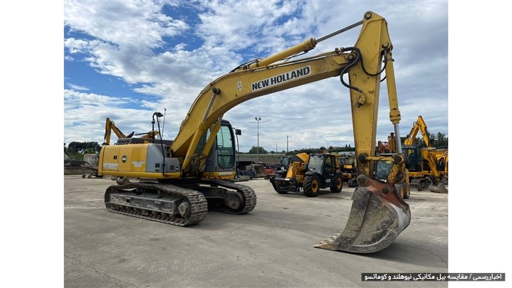 مقایسه سرعت و قدرت بیل مکانیکی نیوهلند NEW HOLLAND و کوماتسو KOMATSU مقایسه سرعت و قدرت بیل مکانیکی نیوهلند NEW HOLLAND و کوماتسو KOMATSU