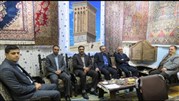 بازدید مدیر استانی بانک ایران زمین از شرکت فرش هروی