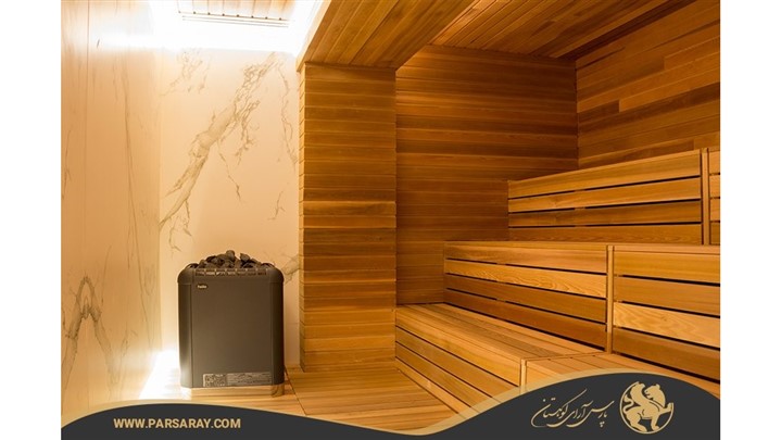 طراحی سونای چوبی با استفاده از ترموود