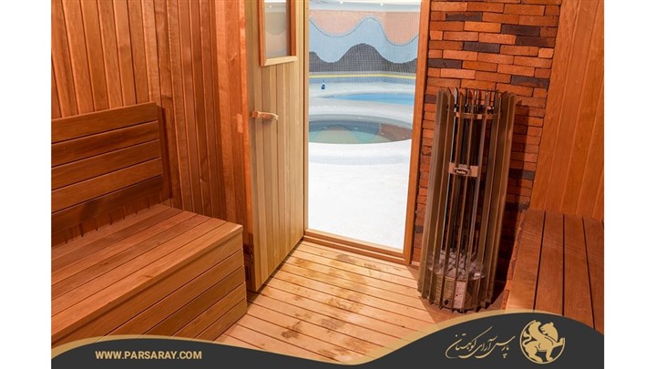 طراحی سونای چوبی با استفاده از ترموود