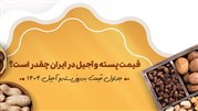 قیمت پسته و آجیل در ایران چقدر است؟ جداول قیمت به روز پسته و آجیل 1404