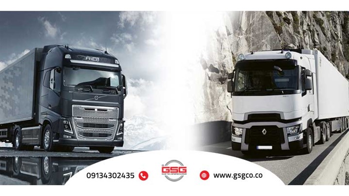 بررسی دقیق قطعات مشترک کامیون های ولوو و رنو | GSG