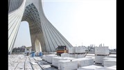 بهسازی سطح پیرامونی برج آزادی تا پایان دی ماه