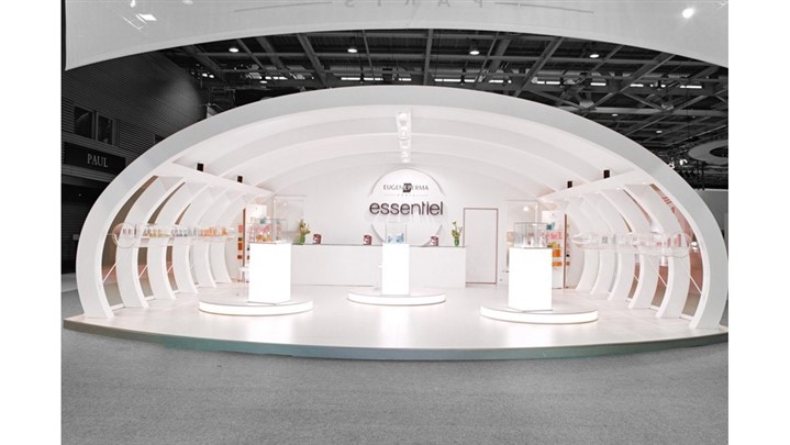 فرارنگ متخصص طراحی و ساخت غرفه نمایشگاهی مواد شوینده، آرایشی و بهداشتی