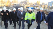 بازدید شهردار تهران از بخش میانی خط 7 مترو