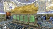 حرم امیرالمونین با فرش‌های فاخر کاشانی مفروش شد