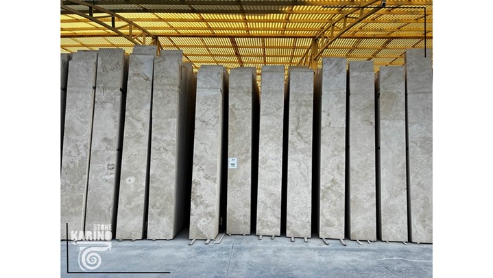 تراورتن ابیانه، سنگ سفید نما