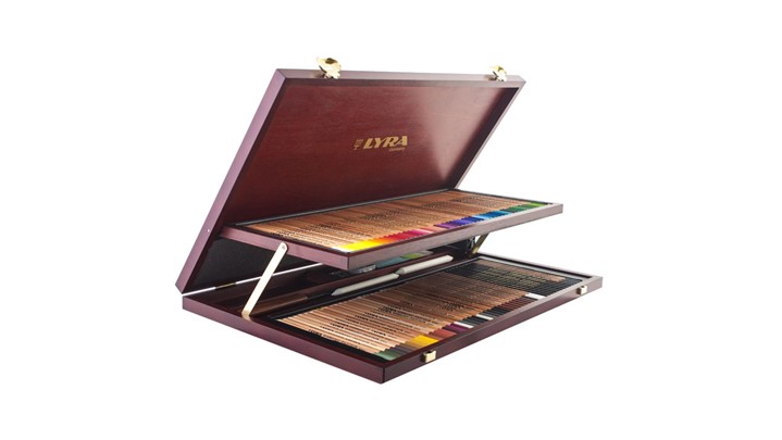 جعبه‌گشایی مدادرنگی 100 رنگ لیرا آلمان در ایران!