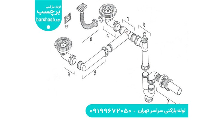 طرز بستن لوله سینک ظرفشویی را در 3 دقیقه یاد بگیرید!