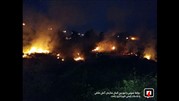 13 نقطه از علفزارهای سطح شهر رشت آتش گرفت