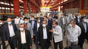 بازدید وزیر صمت از کارخانه فینینگ و فرمینگ شرکت مپنابویلر