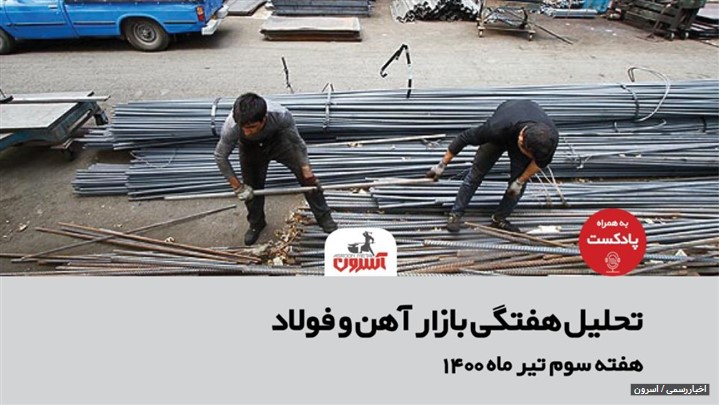گزارش وضعیت بازار آهن در هفته سوم تیرماه 1400 گزارش وضعیت بازار آهن در هفته سوم تیرماه 1400