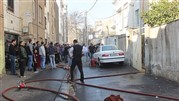 آتش سوزی گسترده یک منزل مسکونی درشرق تهران