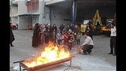   آشنایی نونهالان با اصول ایمنی و آتش نشانی 