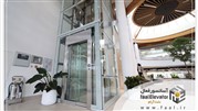 کابین آسانسور شیشه‌ای