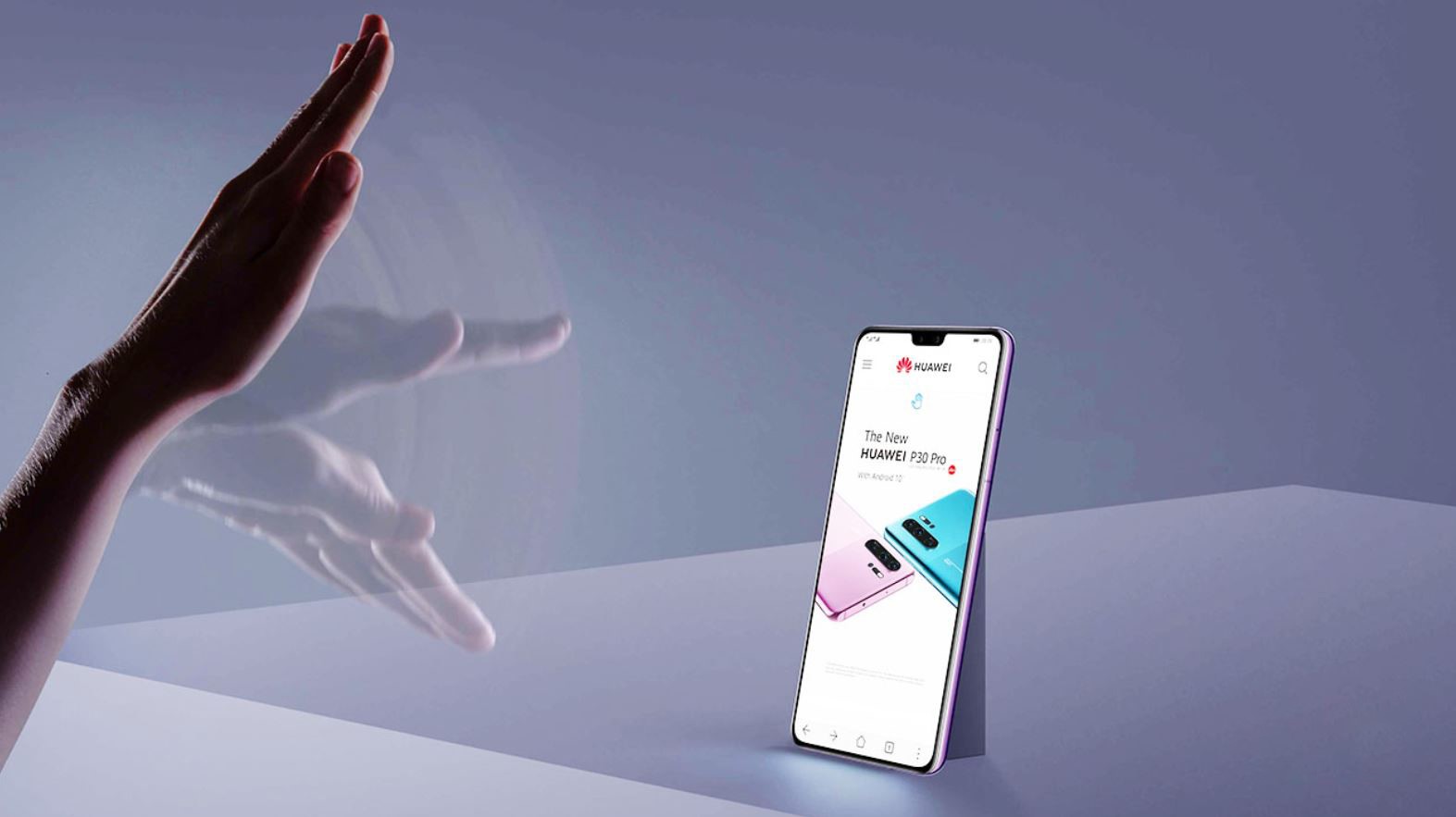 تجربه تعامل بدون لمس با گوشی در سری Huawei Mate 30 