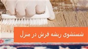 روش شستشوی اصولی ریشه فرش در خانه