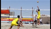 آغاز مسابقات والیبال ساحلی آزاد کشور در بابلسر