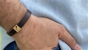 النگو طلا , حلقه ازدواج , دستبند مردانه , دستبند چرم مردانه با جواهرجو