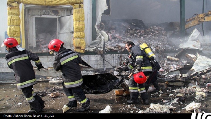 آتش سوزی در کشتارگاه صنعتی پرسفید آمل تحت پوشش بیمه ما