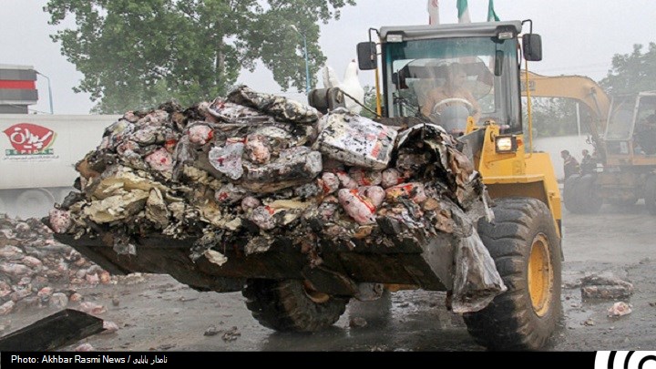 آتش سوزی در کشتارگاه صنعتی پرسفید آمل تحت حمایت بیمه ما