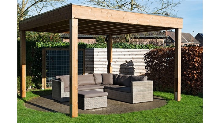 ساخت پرگولا و آلاچیق ترموود با چوبین ویلا