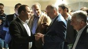بازدید استاندار البرز از غرفه ی آسان بار در نمایشگاه شرکت های دانش بنیان