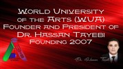 دکتر سید حسن طیبی بنیانگذار و ریاست جهانی دانشگاه جهانی هنر 