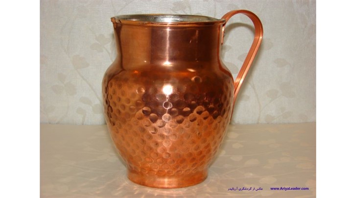 پارچ مسی چکش کاری شده پارچ مسی چکش کاری شده