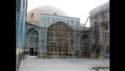 مرمت کاشی های مجموعه شیخ صفی اردبیل