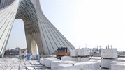 بهسازی سطح پیرامونی برج آزادی،در نیمه اول بهمن‌