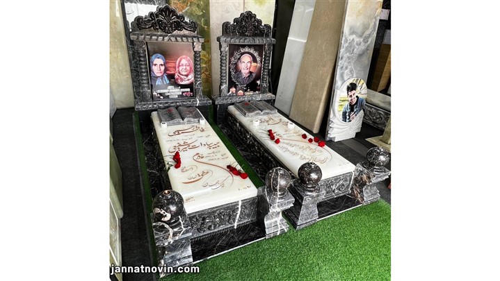 خرید سنگ قبر همراه با نصب رایگان از جنت نوین