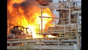 مهار آتش سوزی در بلندترین برج پتروشیمی بوعلی سینا