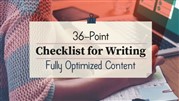 چک لیست ۳۶ مرحله‌ای برای نوشتن محتوای کاملا بهینه شده