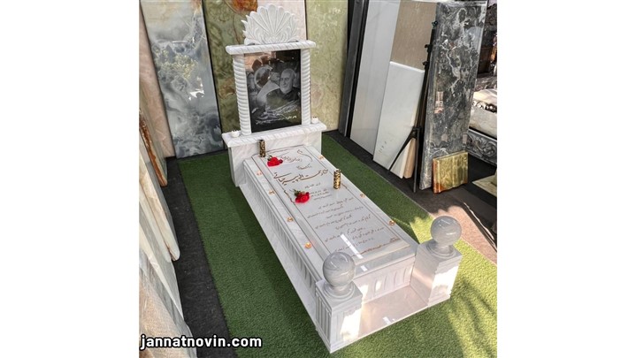 خرید سنگ قبر همراه با نصب رایگان از جنت نوین