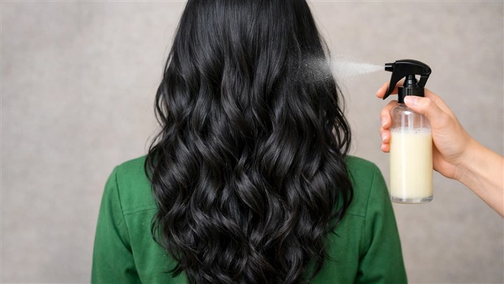 آموزش ساخت بهترین اسپری های نرم‌ کننده موی خانگی