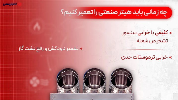 تعمیر هیتر صنعتی چه زمانی منطقی است و چه زمانی باید دستگاه را تعویض کرد؟