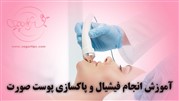 آموزش انجام فیشیال و پاکسازی پوست صورت