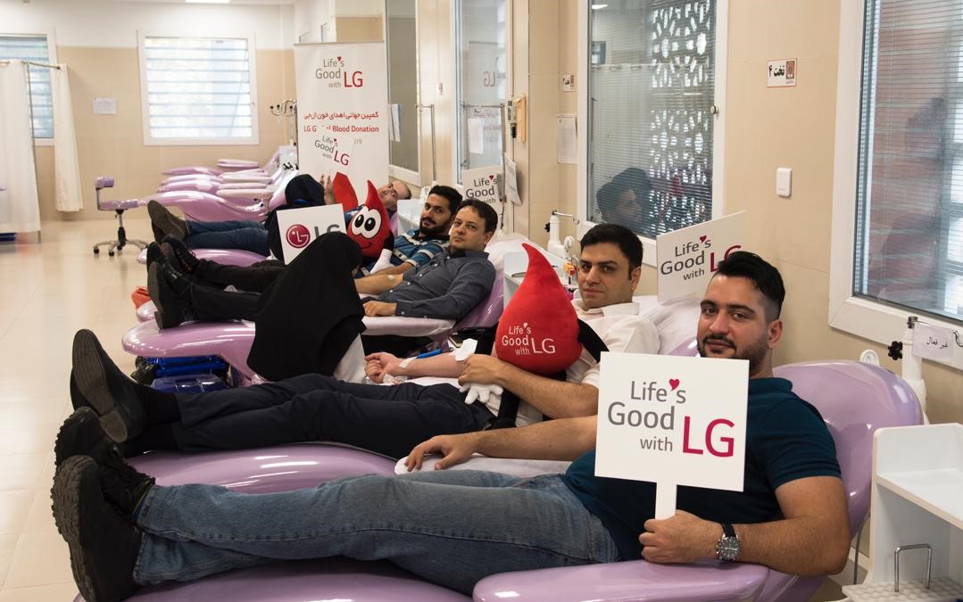 اهدا خون کارکنان ال‌جی ایران، همگام با کمپین جهانی اهدای خون ال‌جی