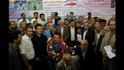 تیم ملی وزنه برداری وارد تهران شد
