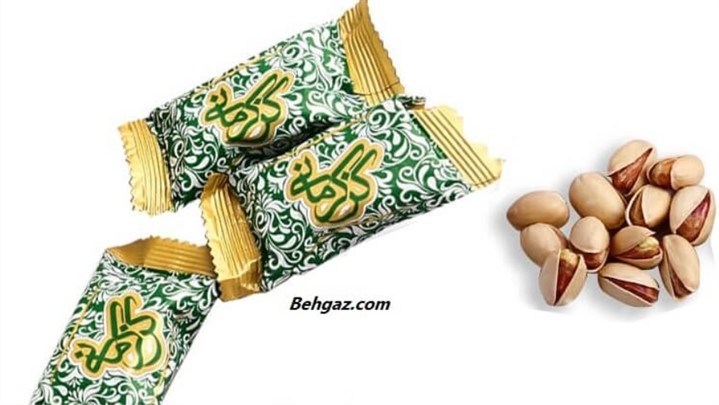 گز لقمه ۱۸ درصد پسته گز کرمانی گز لقمه ۱۸ درصد پسته گز کرمانی