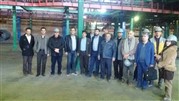 بازدید کارگروه مصالح و تجهیزات از شرکت فولاد نطنز و ذوب آهن نطنز