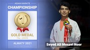 Seyed Ali Mousavi Noor became the champion of Asia