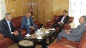 دیدار مدیران استانی بانک ایران زمین با همتی در قشم