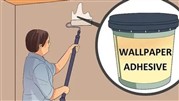 مراحل چسب کاری کاغذ دیواری